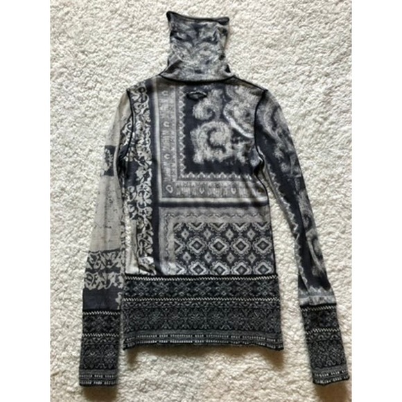 Women's Jean Paul Gaultier Vintage Turtle Neck Blouse - Picture 7 of 8